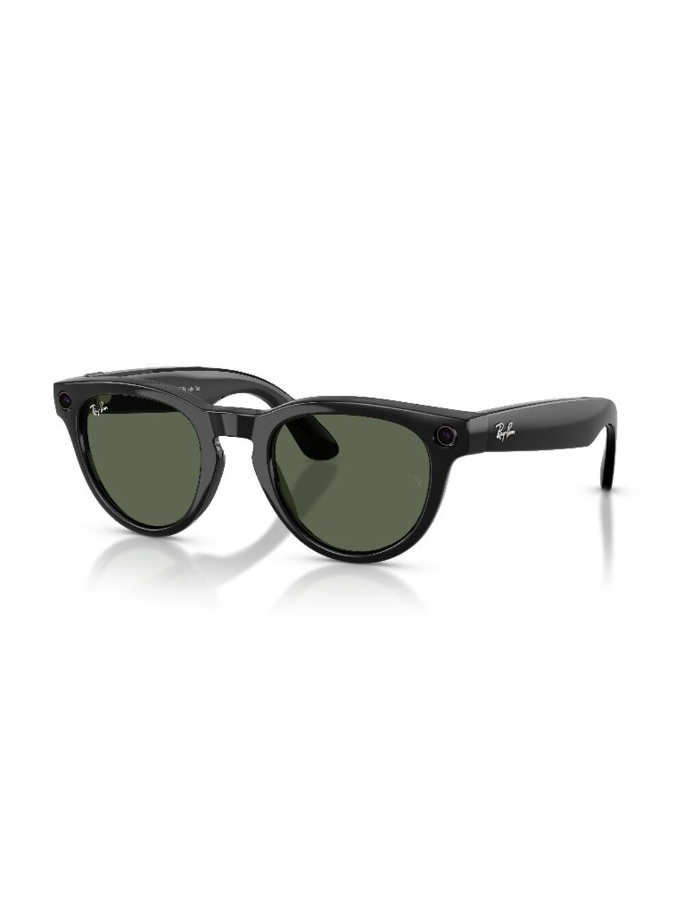 New Ray-Ban Meta Unisex Sunglasses Black Green Lens Injected Frame Ray Ban 601